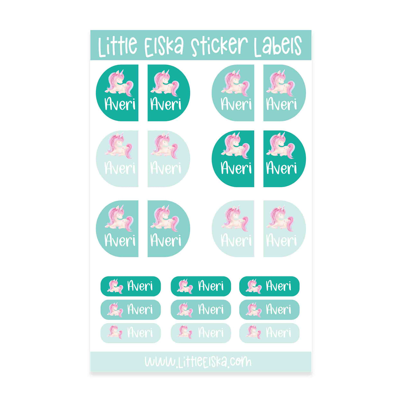 Sticker Labels ~ Shoe Label Sheet