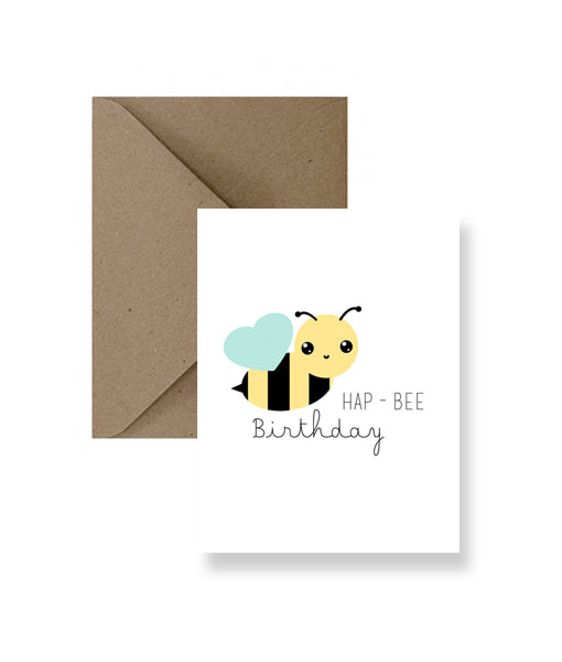 Bee Birthday Card