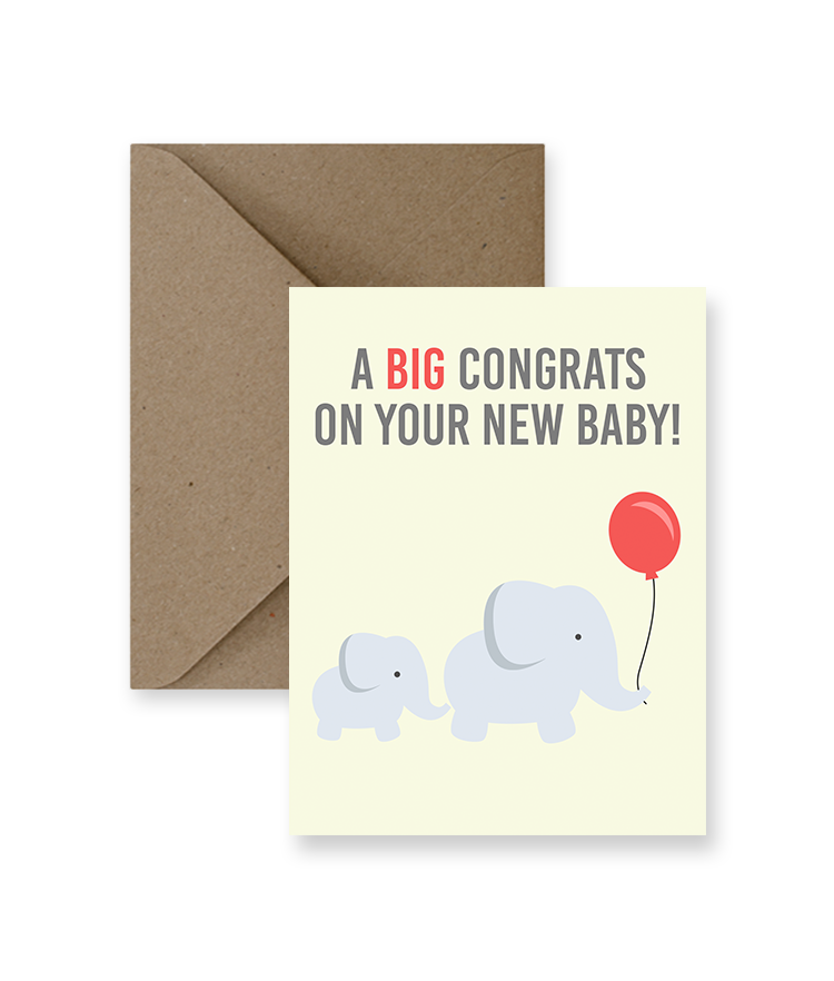 Baby Congratulations Card