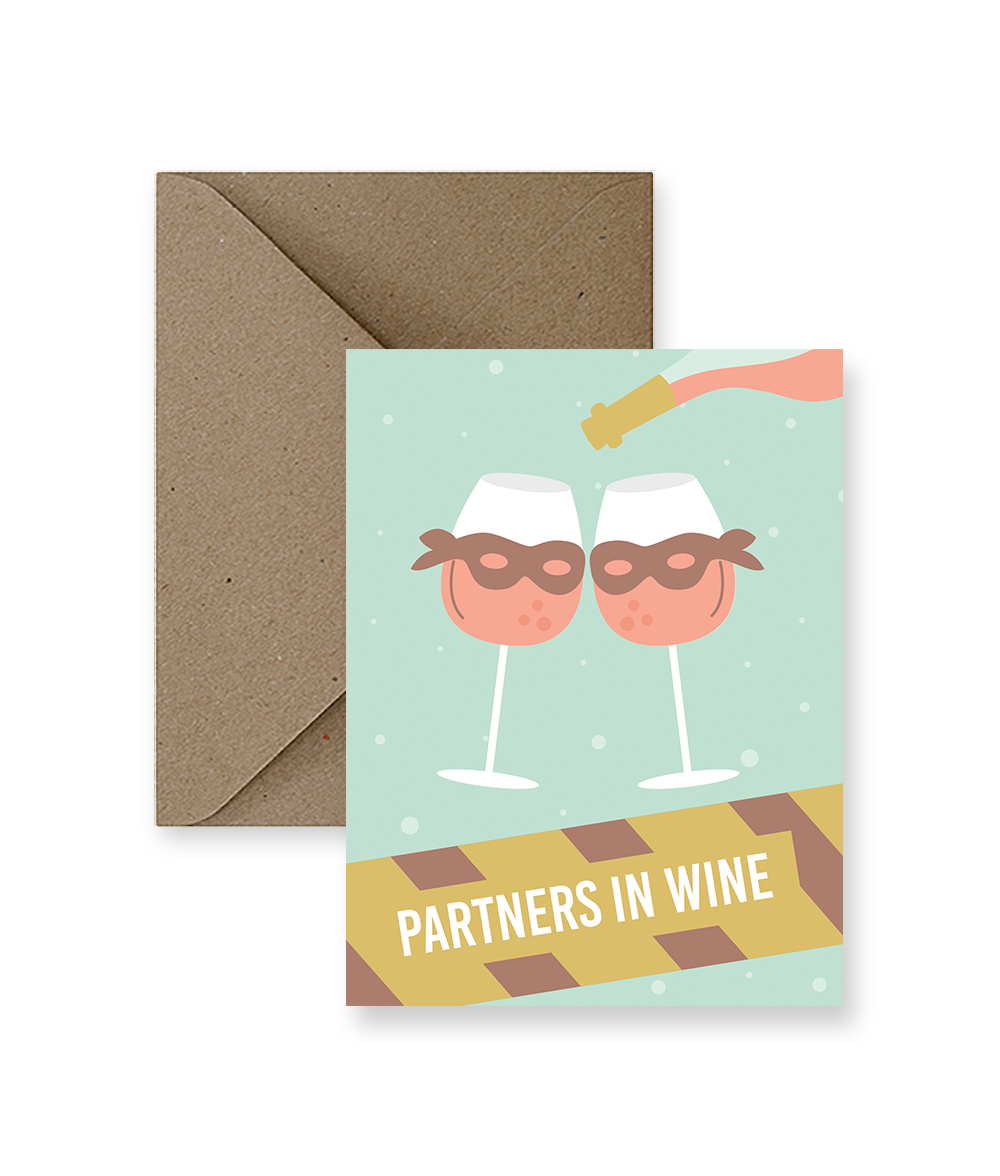 Partners In Wine Card