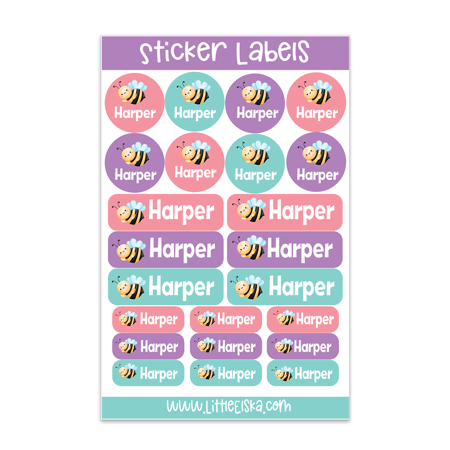 Sticker Labels ~ Variety Sheet