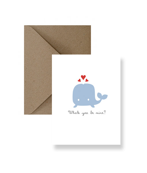 Whale You Be Mine Card