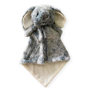 .Grey Bunny lovey blankie - Little Elska