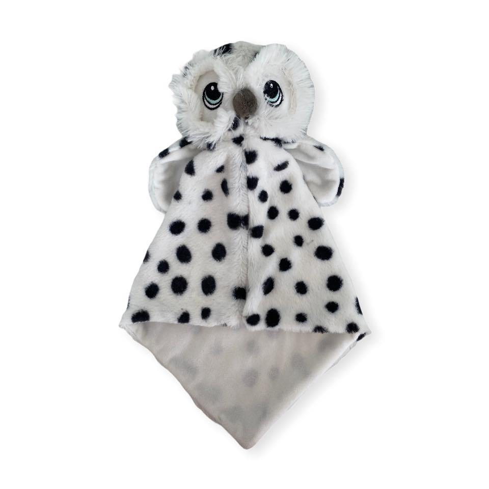.Snow Owl lovey blankie - Little Elska