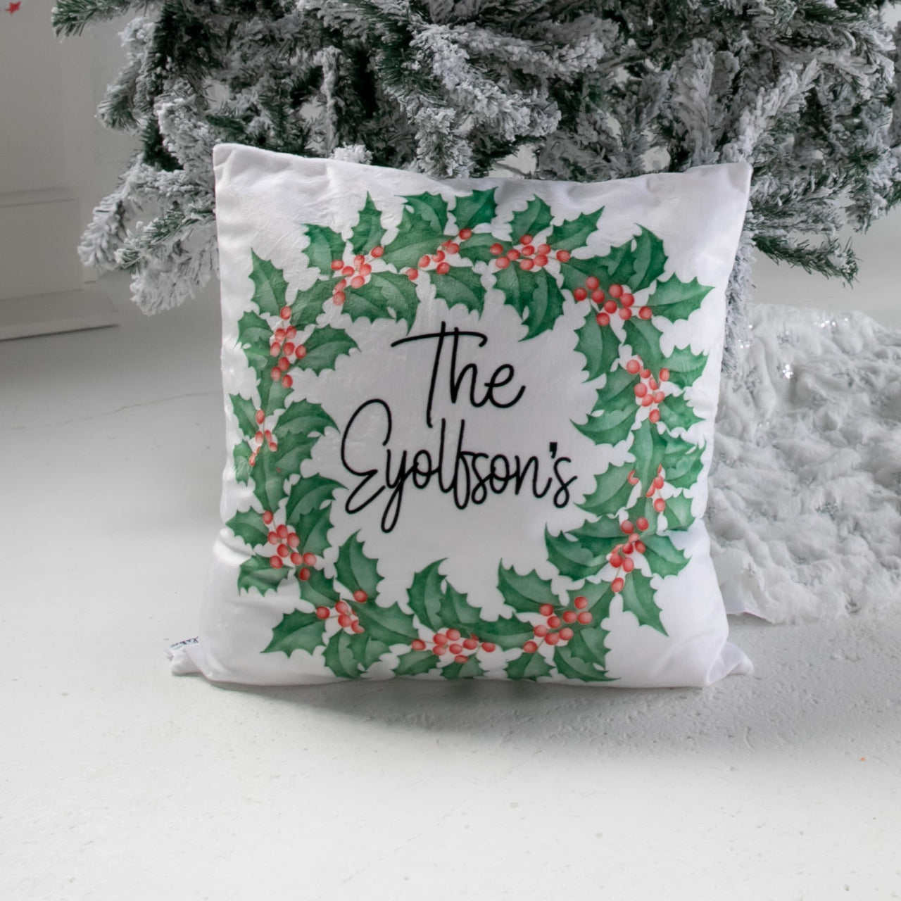 Christmas Decorative Minky Pillow - 20x20"