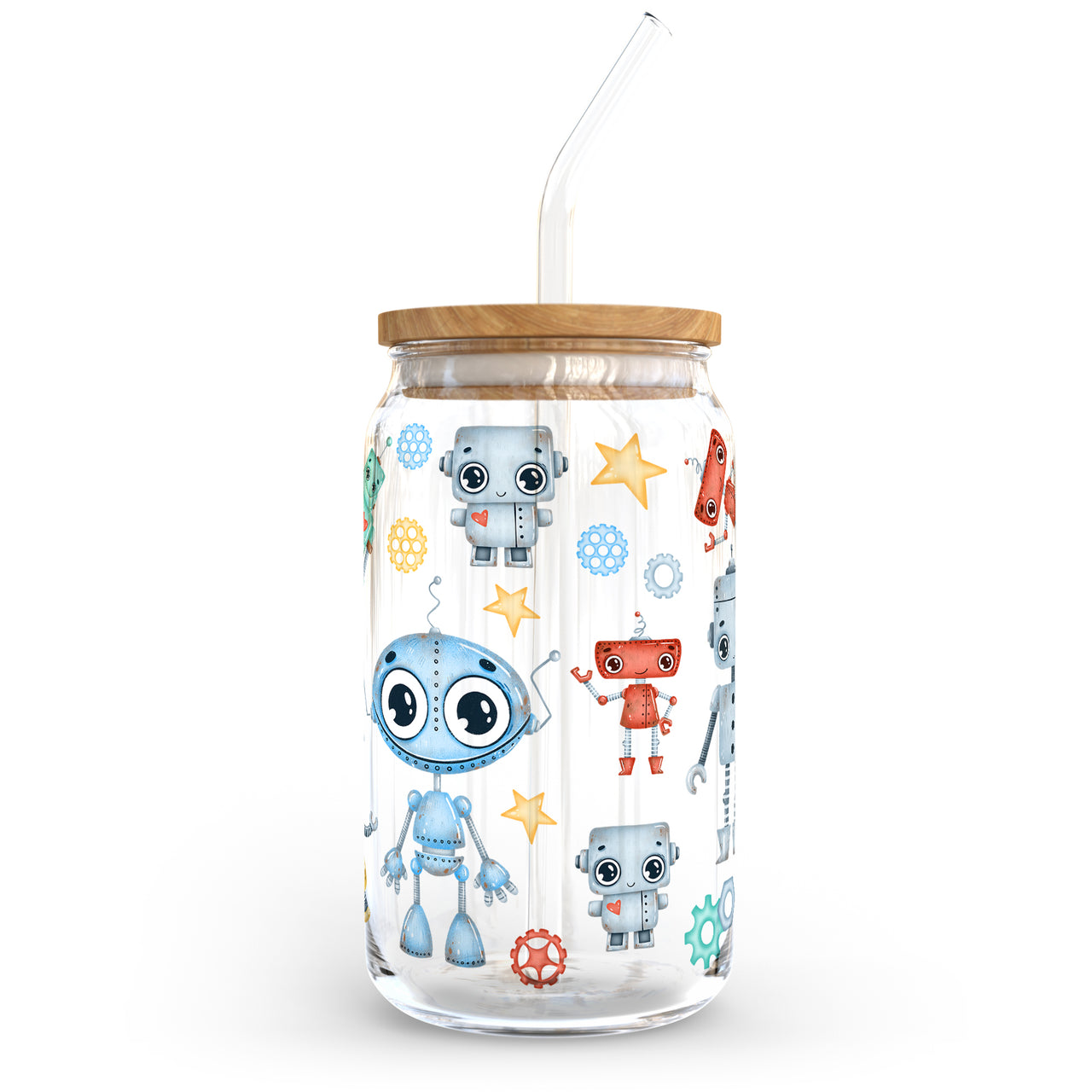 Robots Glass Can