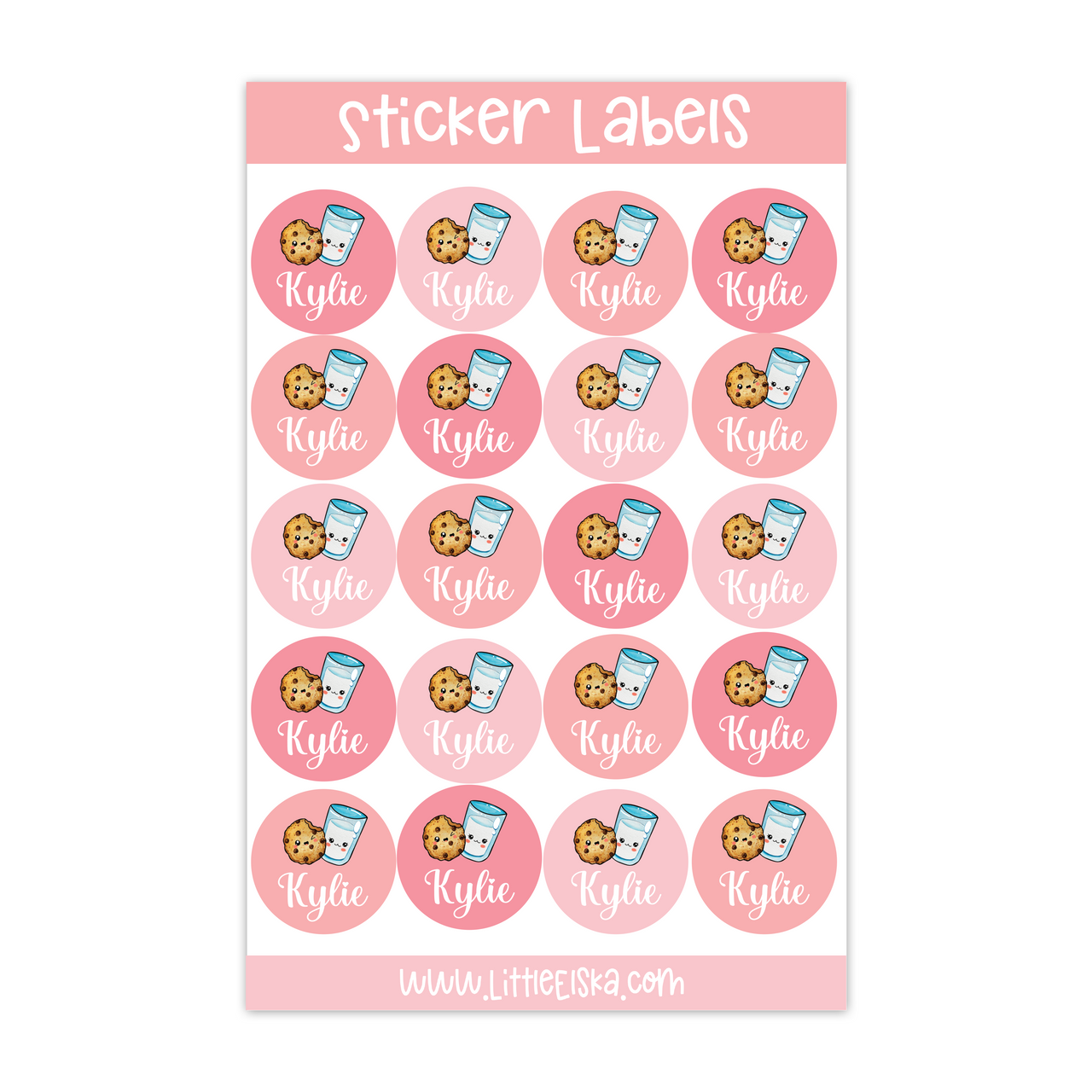 Sticker Labels ~ Circle Sheet