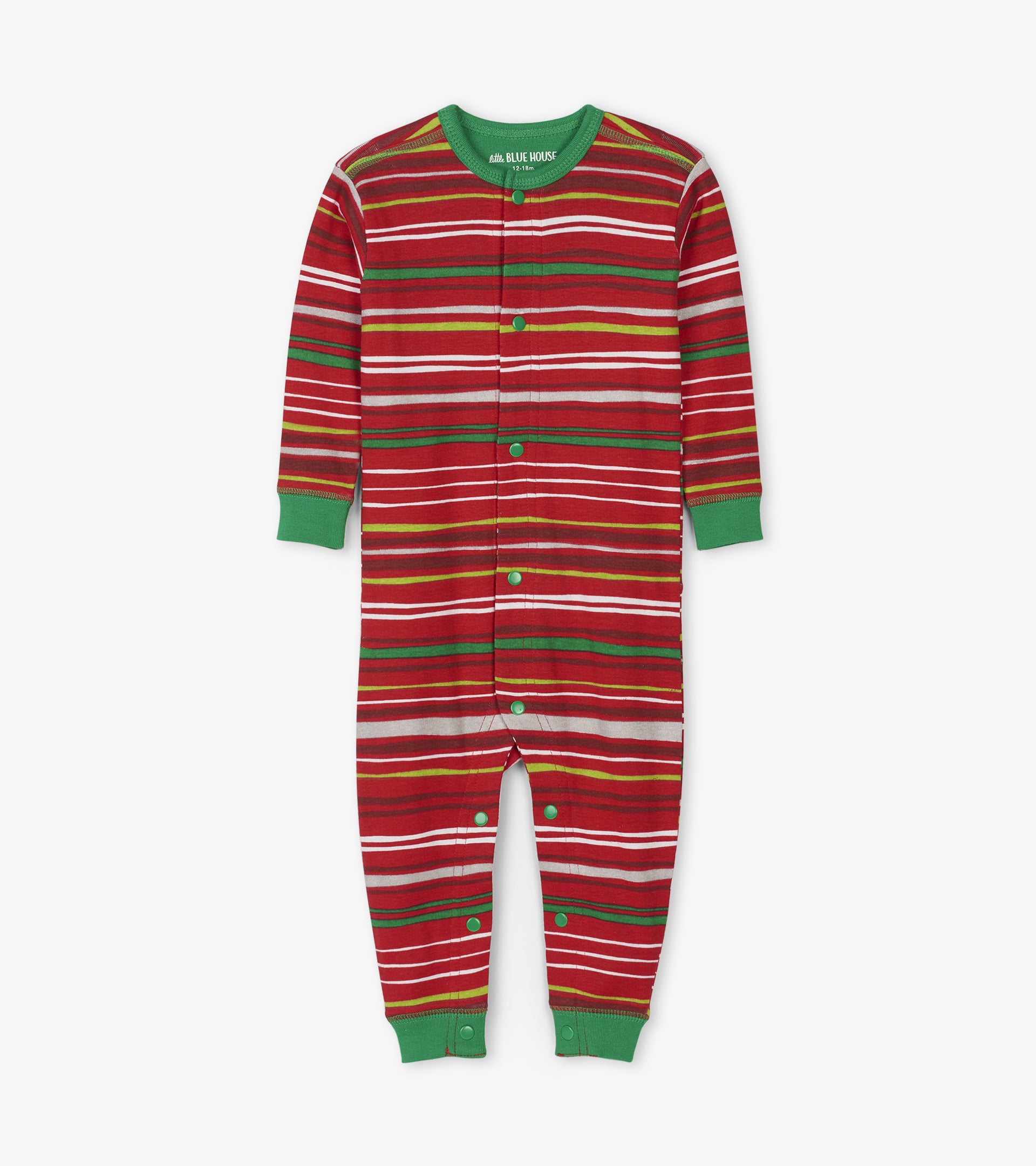 Holiday Stripes Jumpsuit - all family sizes - Little Elska