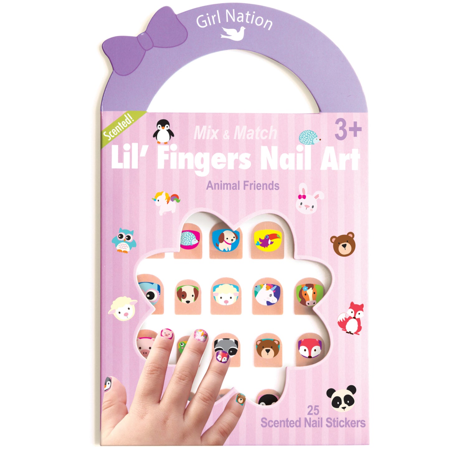 Lil’ Fingers Nail Art~ Girl Nation~ Animal Friends - Little Elska