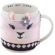 Ceramic Mug With Sweater~ Karma~ Llama - Little Elska