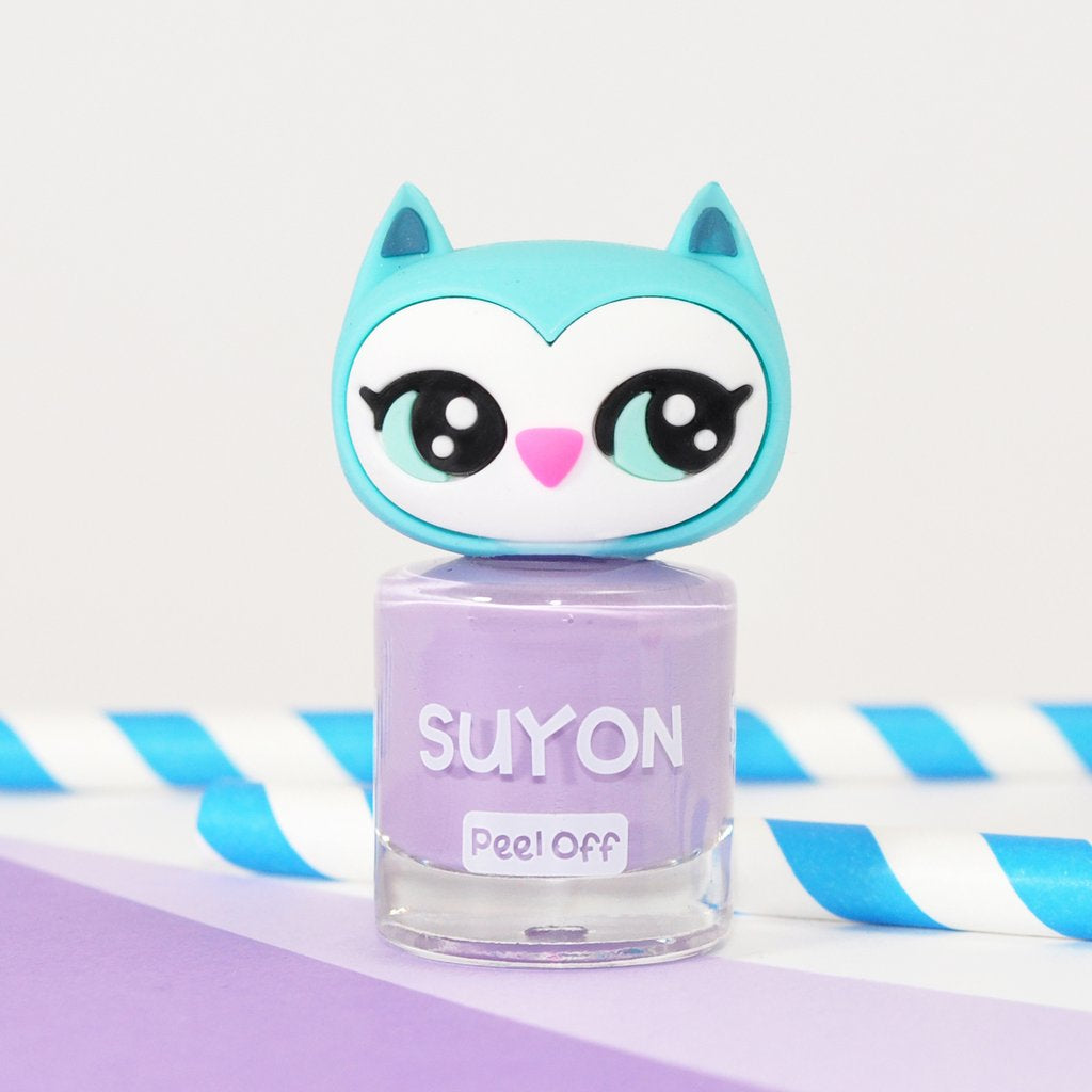 Kids Nail Polish~ Suyon Collection~ Awesome Owlia Purple - Little Elska