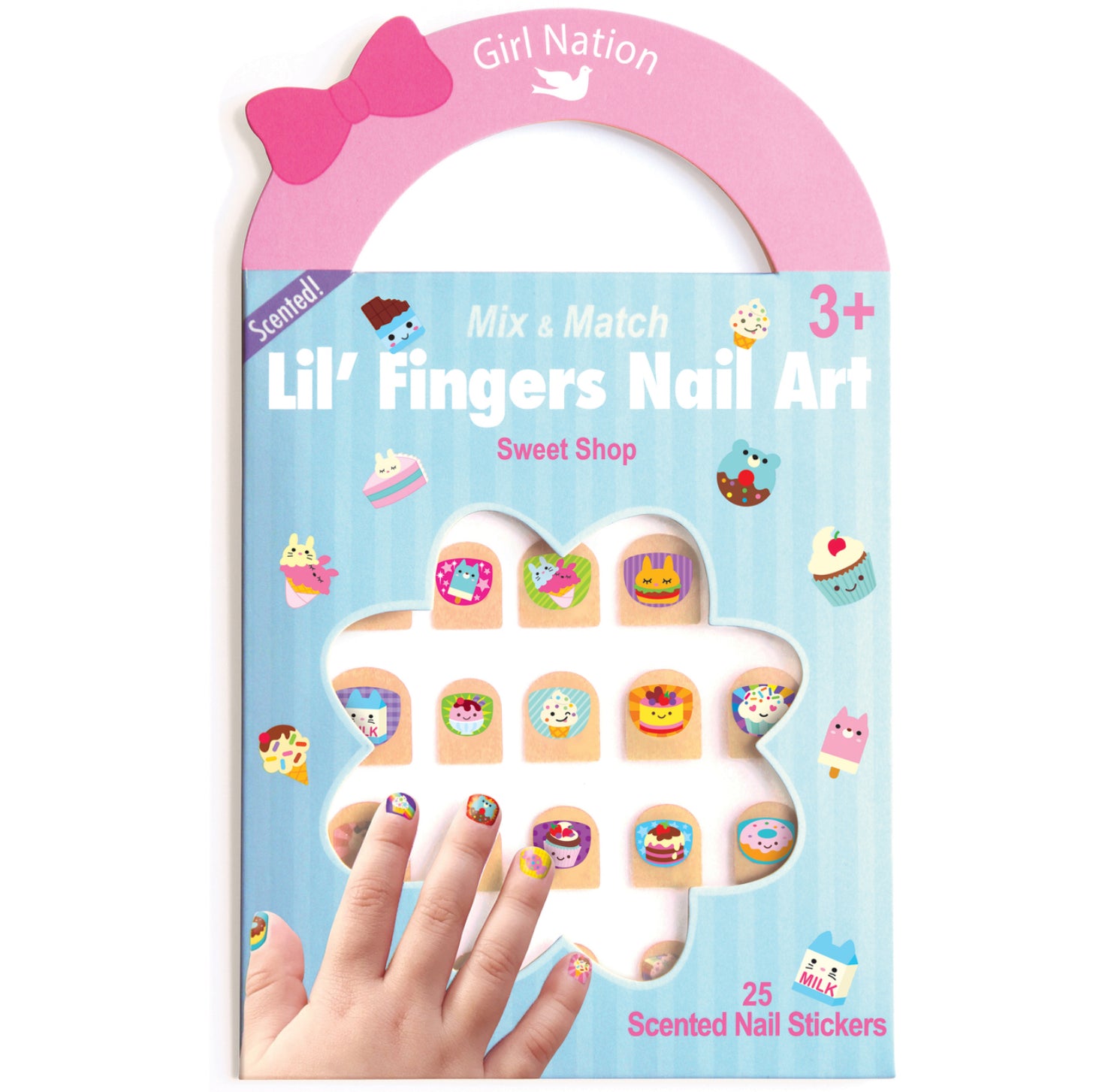 Lil’ Fingers Nail Art~ Girl Nation~ Sweet Shop - Little Elska