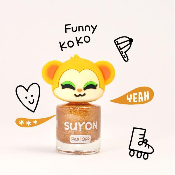 Kids Nail Polish~ Suyon Collection~ Funny KoKo Pearl Gold - Little Elska