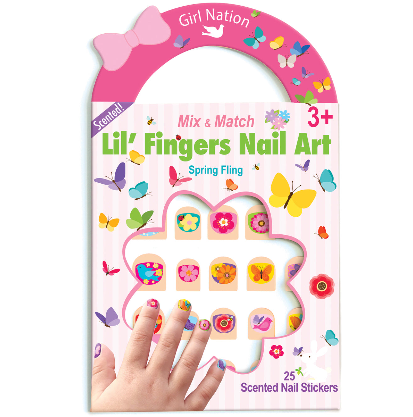 Lil’ Fingers Nail Art~ Girl Nation~ Spring Fling - Little Elska