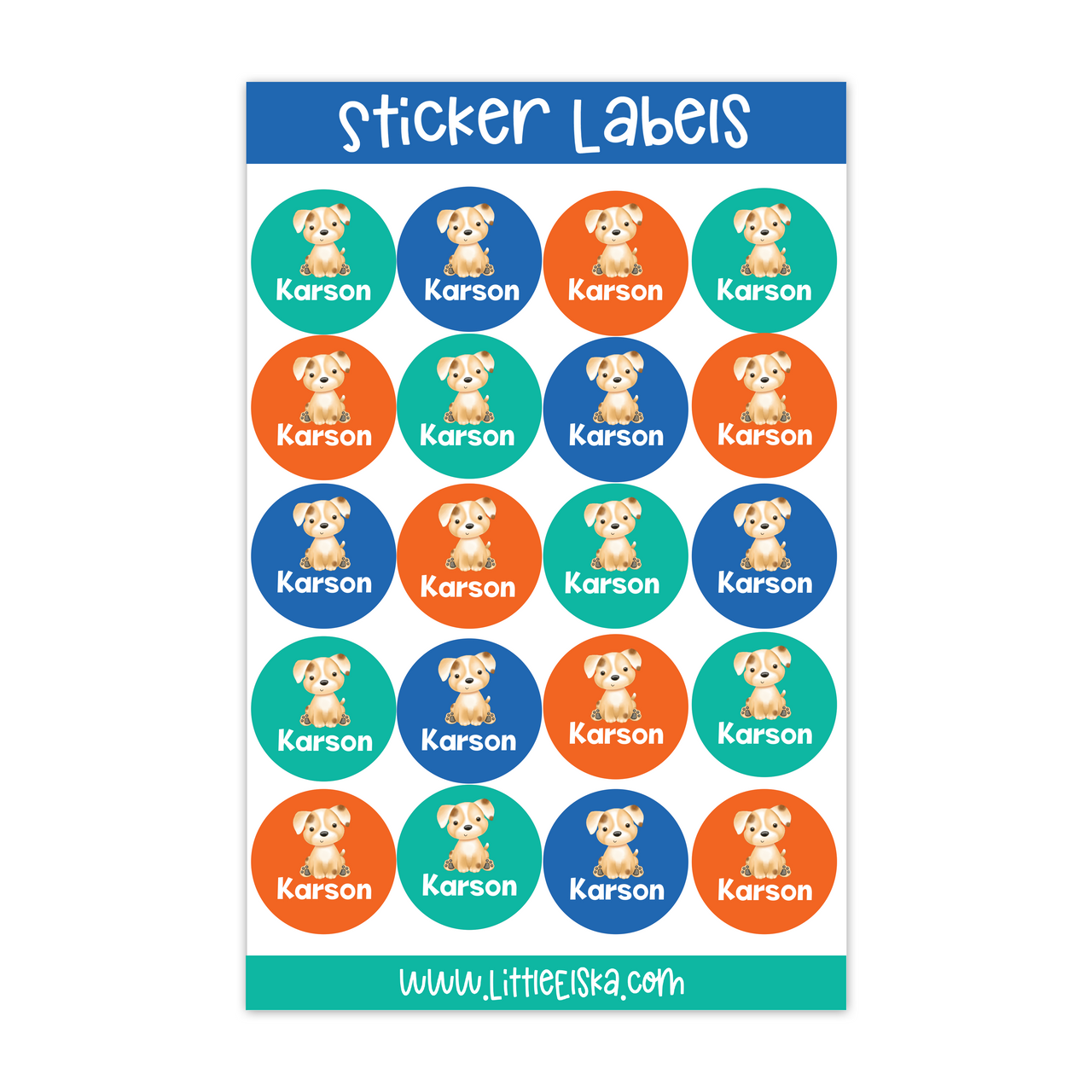 Sticker Labels ~ Circle Sheet